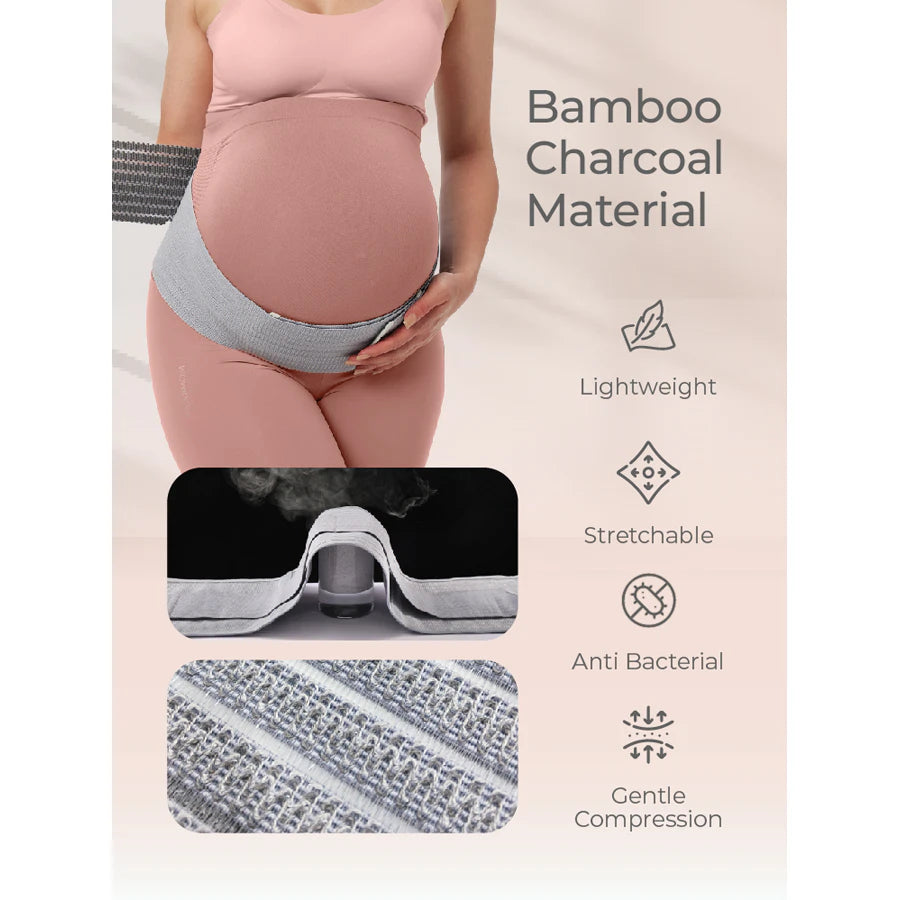 MOOIMOM Bamboo Maternity Support Belt (Grey) MOOIMOM Bamboo Maternity Support Belt (Grey)