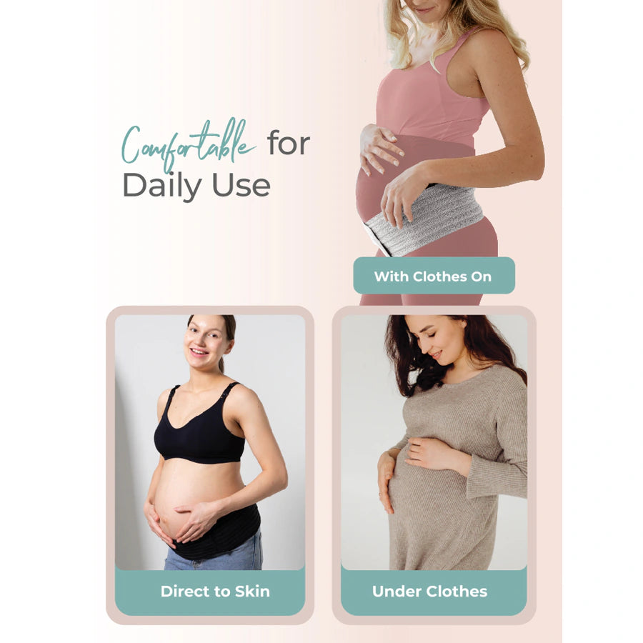 MOOIMOM Bamboo Maternity Support Belt (Grey) MOOIMOM Bamboo Maternity Support Belt (Grey)
