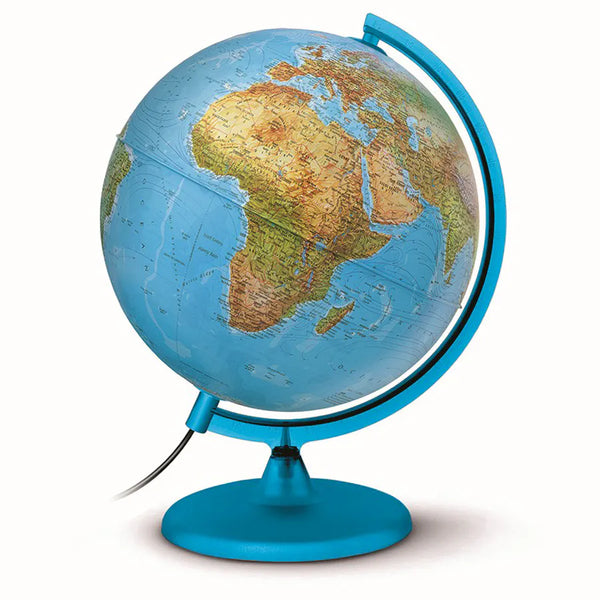 Tecnodidattica Orion Illuminated and Revolving Globe 12"/30cm Diameter (Blue)