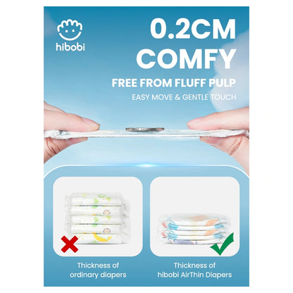 Hibobi Baby Diapers Size Extra Large (XL) Pack of 50