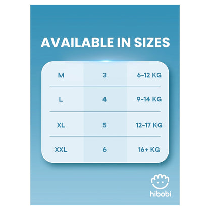 Hibobi Baby Pants Extra Extra Large (XXL) (48 Pieces)