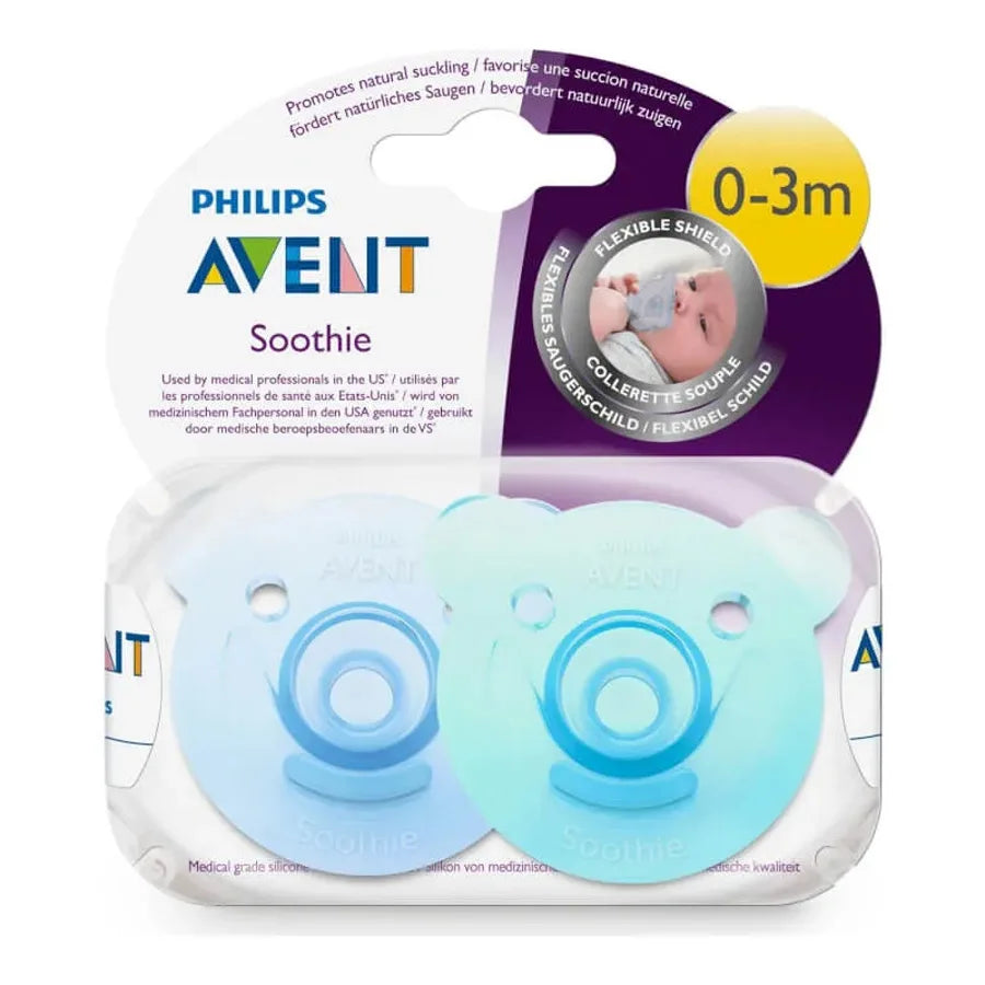 Philips Avent Soothie Sil 3m+ Boy (Pack of 2)