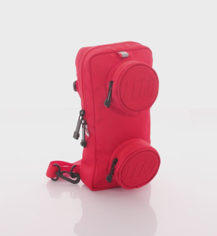 LEGO Brick 1x2 Sling Bag - Bright Red