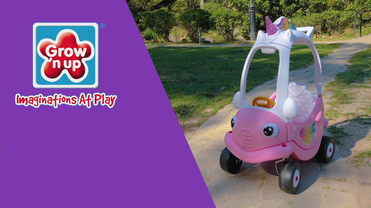 Grow'n Up My Unicorn Coupe Ride-On Car
