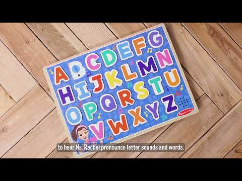 Melissa and Doug Ms. Rachel Alphabet & Phonics Sound Puzzle