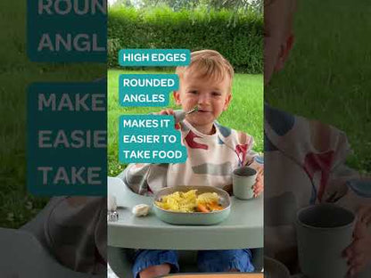 Beaba Stainless Steel Meal Set (Sage Green)