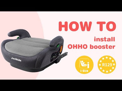 Jovikids Ohho i-Size Booster Seat with ISOFIX (Pink)