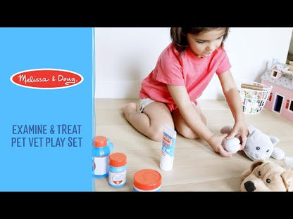 Melissa and Doug Examine & Treat Pet Vet Play Set (24 Pieces)