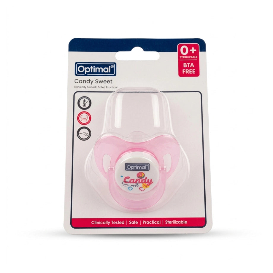 Optimal Orthodontic Silicone Pacifier 0+