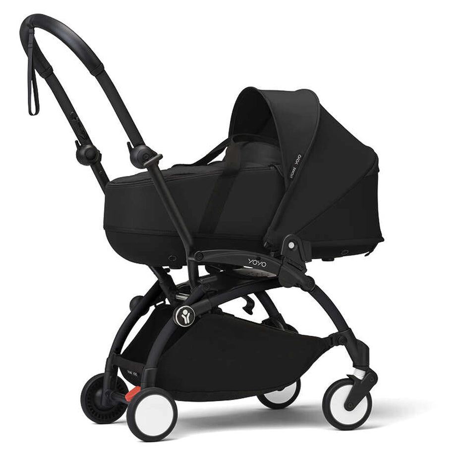 Stokke YOYO³  Black Frame Stroller + Newborn Shell