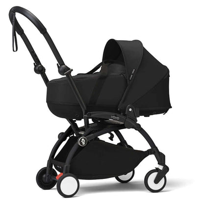 Stokke YOYO³  Black Frame Stroller + Newborn Shell