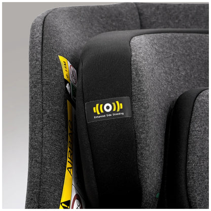 مقعد سيارة للأطفال Jovikids Ranger-2 قابل للدوران 360 درجة مع نظام ISOFIX وساق دعم (أسود توايلايت)