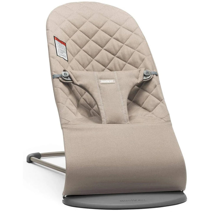 BabyBjorn Bouncer Bliss Woven, Classic Quilt (Sand Grey)