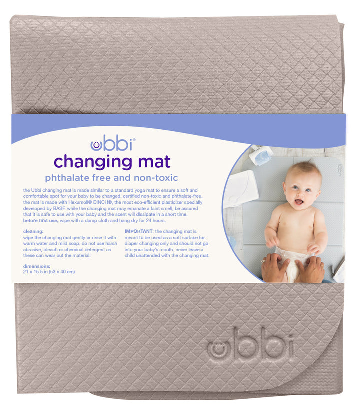 Ubbi Changing Mat Standalone (Taupe)