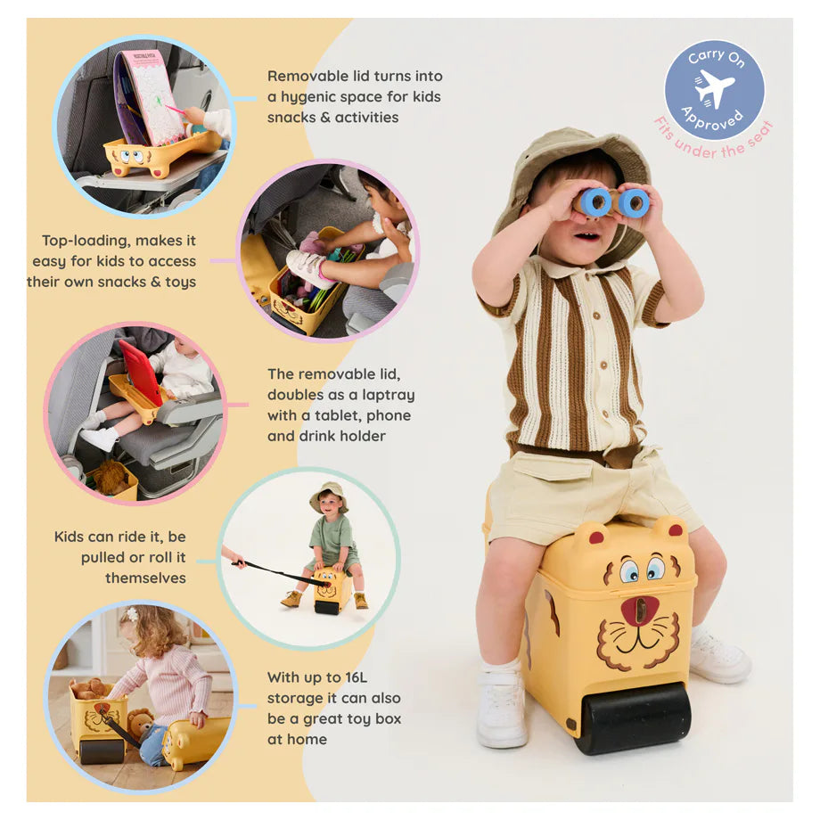 Little Rolla Ride On Suitcase Lion Little Rolla Ride On Suitcase Lion