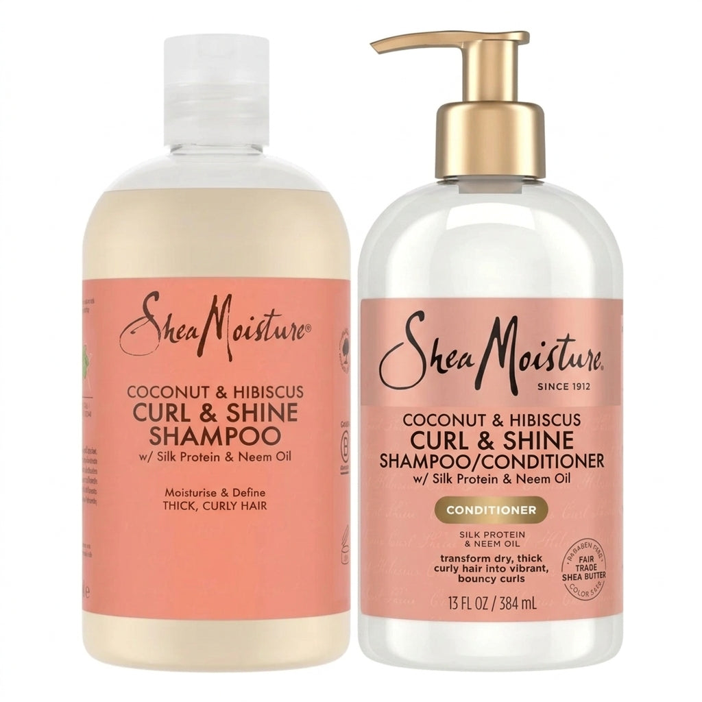 Shea Moisture Coconut & Hibiscus Hair Care Duo (2pcs)