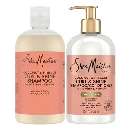 Shea Moisture Coconut & Hibiscus Hair Care Duo (2pcs)