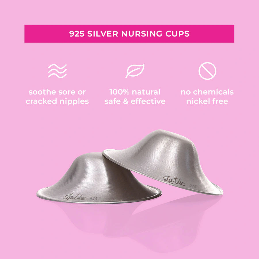 Lavie - Silver Nursing Cups - XL (Pack of 2)