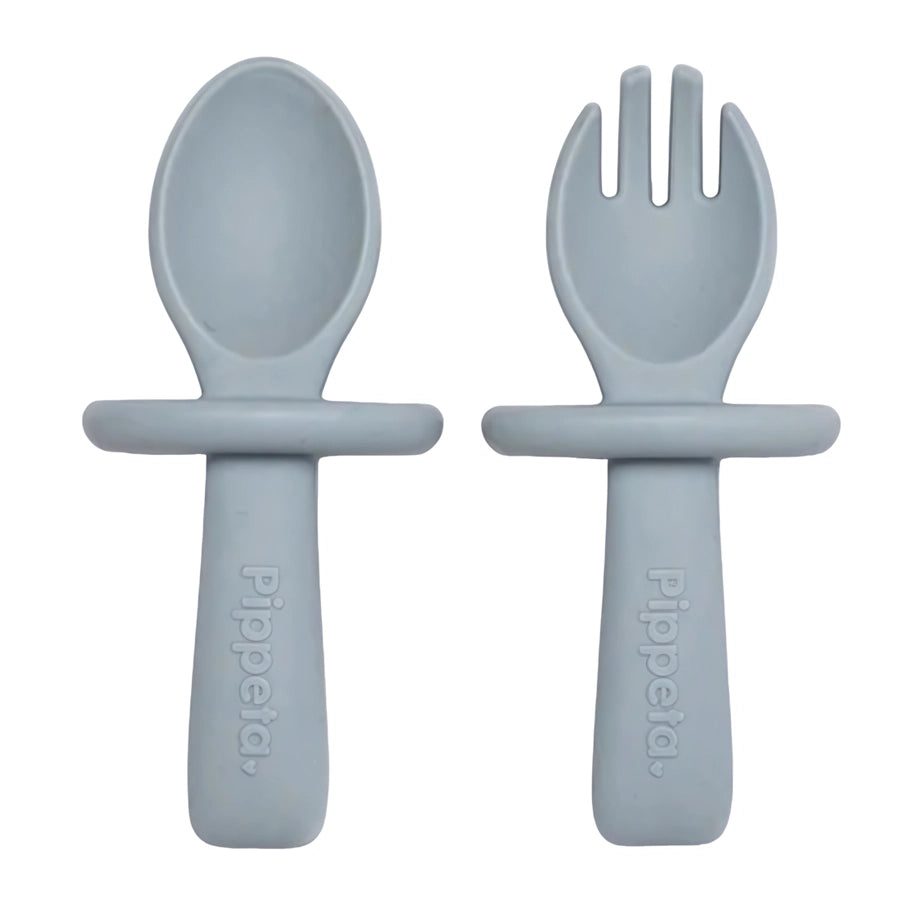 Pippeta My 1st Spoon & Fork (Sea Salt)