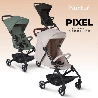 Nurtur Pixel Baby Stroller (Sand)