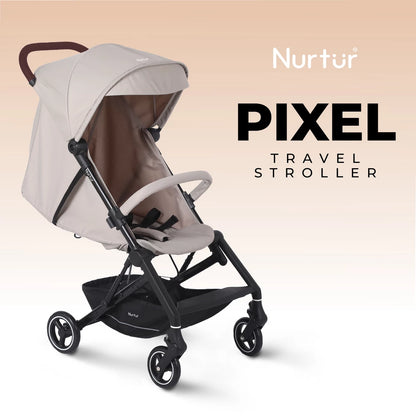 Nurtur Pixel Baby Stroller (Sand)