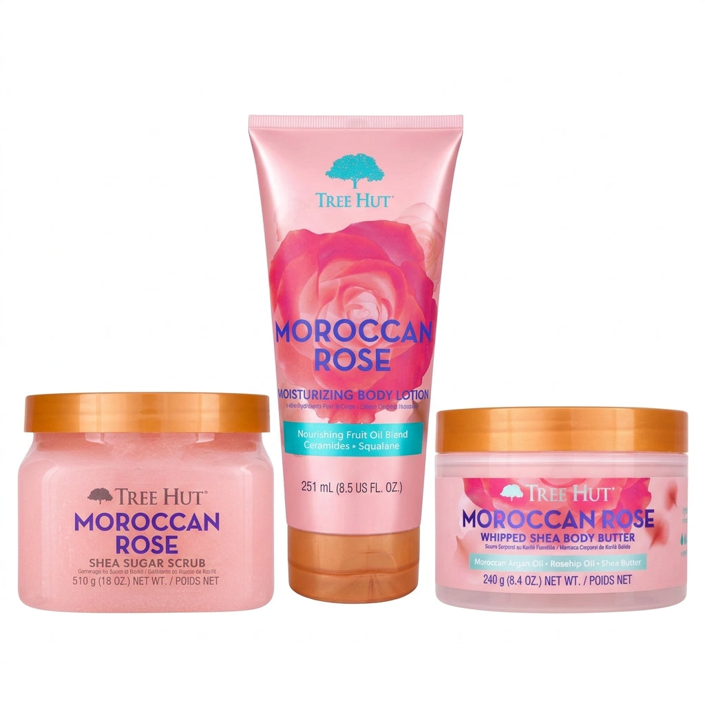 Tree Hut Moroccan Rose Trio