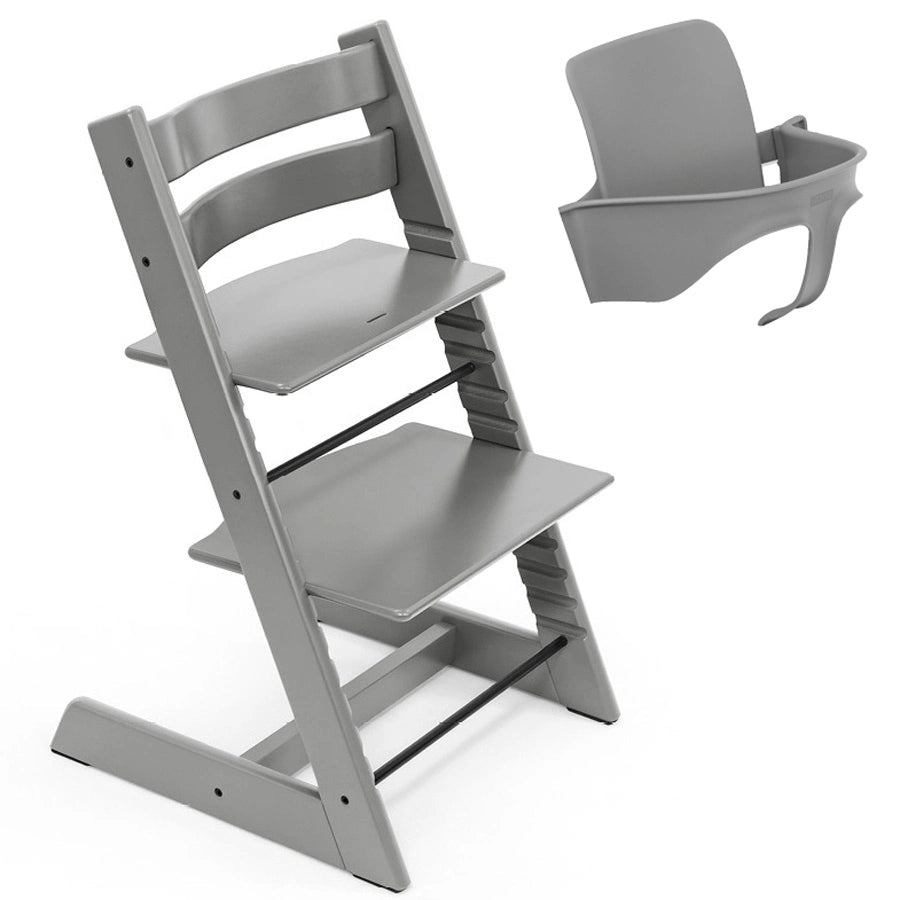 Stokke Tripp Trapp Chair + Baby Set (Storm Grey)