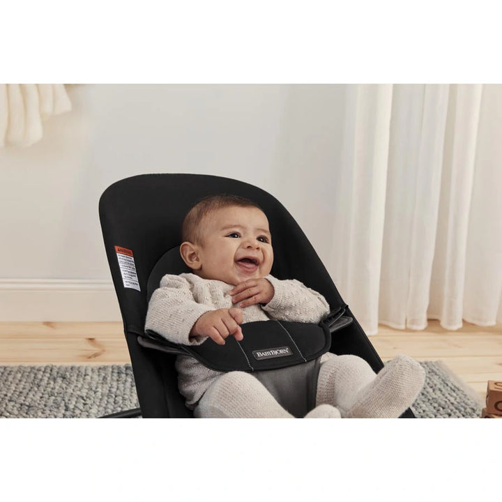 Babybjorn Bouncer Balance Soft Woven (Black/Dark Grey)