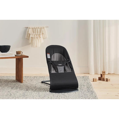 Babybjorn Bouncer Balance Soft Woven (Black/Dark Grey)