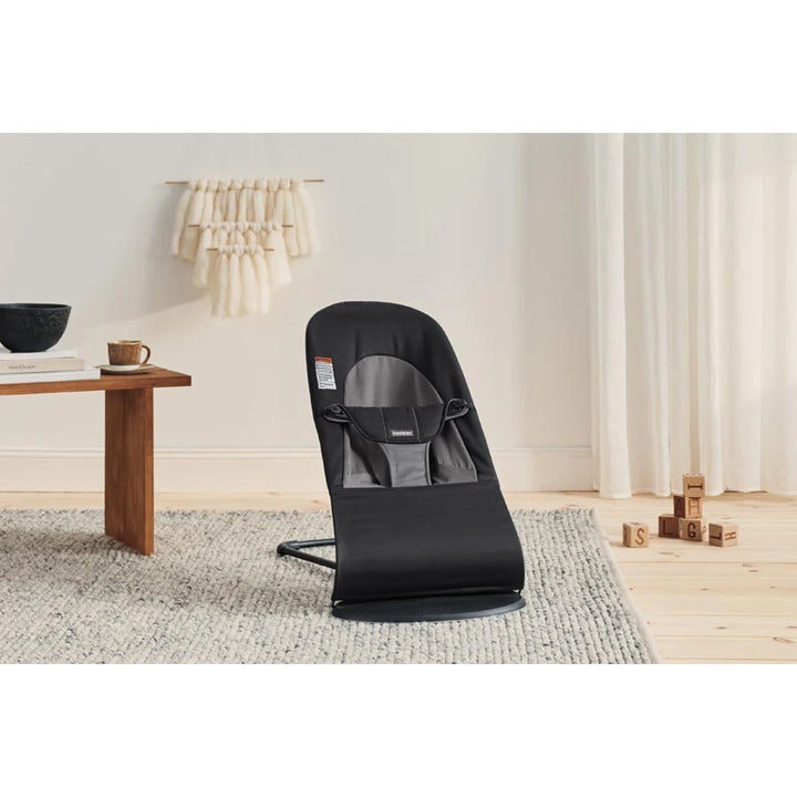Babybjorn Bouncer Balance Soft Woven (Black/Dark Grey)