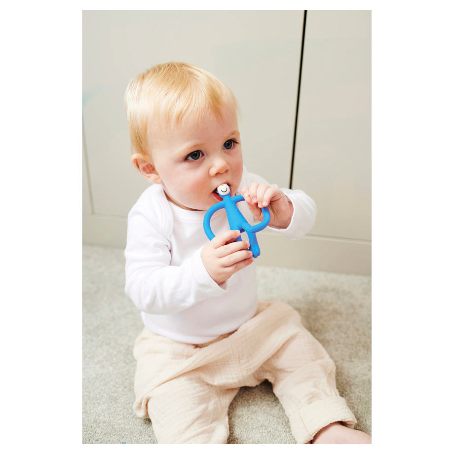Matchstick Monkey Teething Toy (Blue)
