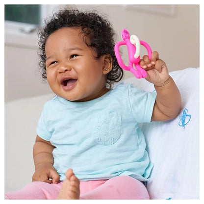 Matchstick Monkey Teething Toy (Pink)