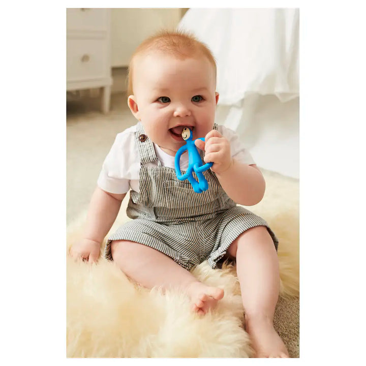 Matchstick Monkey Teething Toy (Blue)