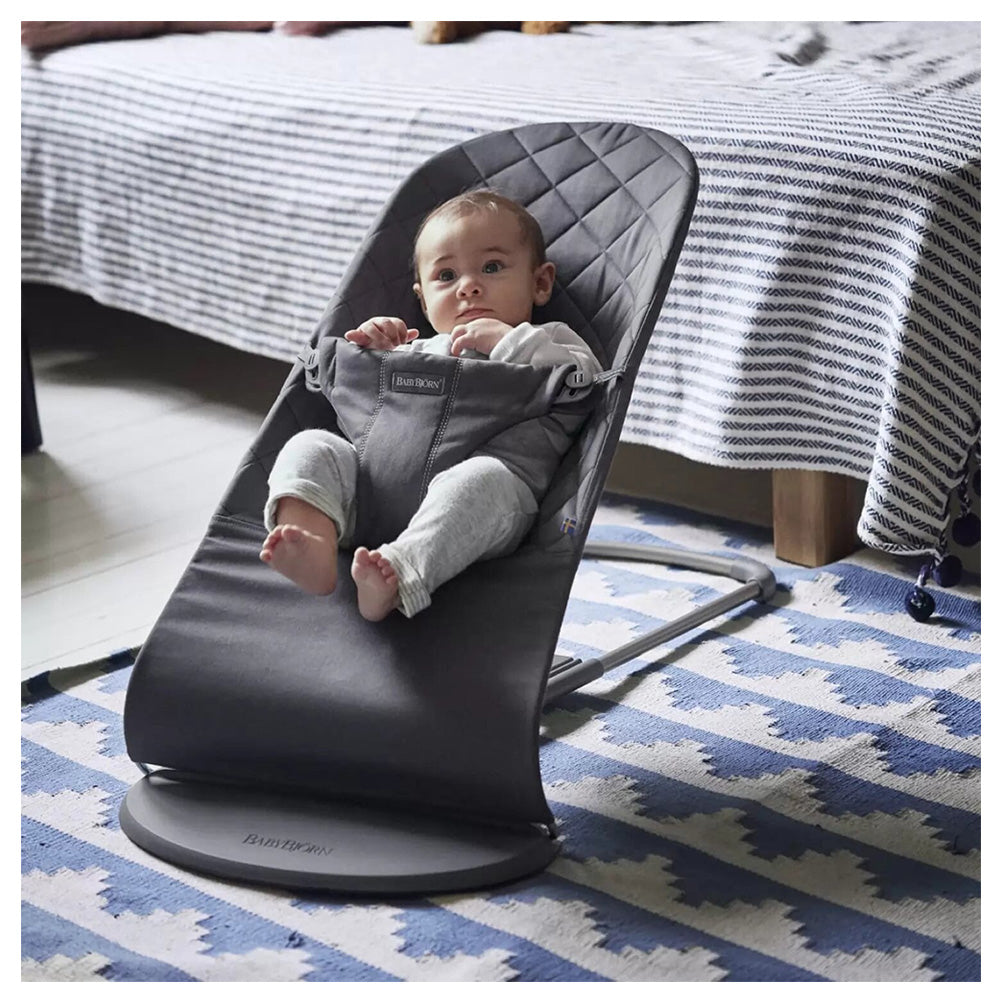 Babybjorn Bouncer Bliss - Cotton (Anthracite)