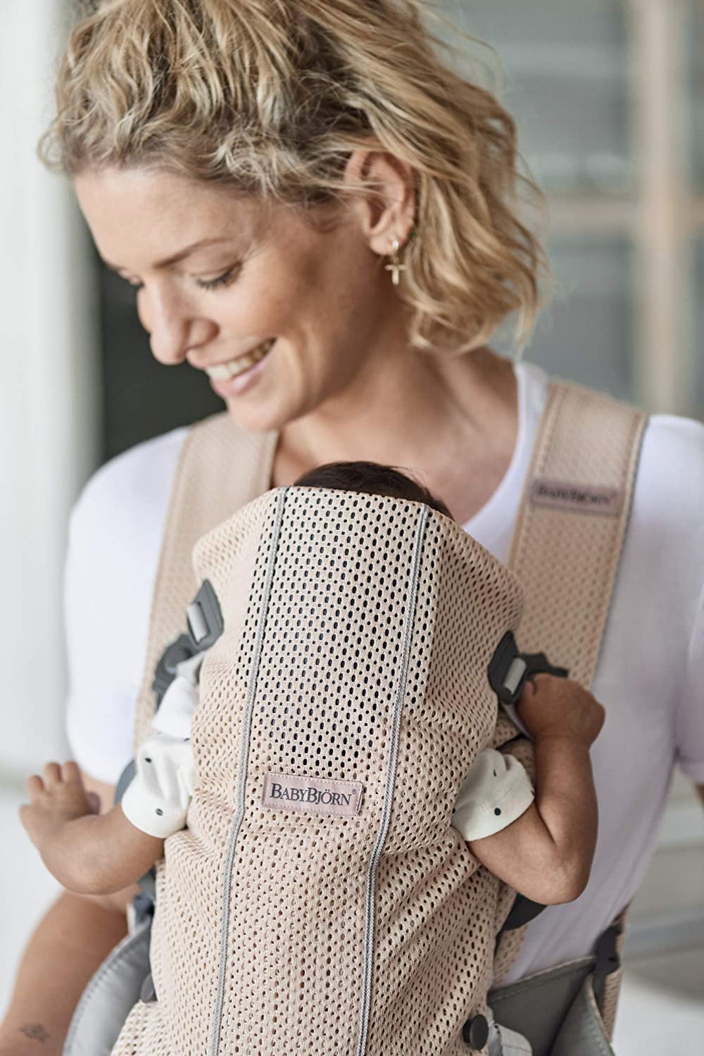 Babybjorn Baby Carrier Mini - 3D Mesh (Pearly Pink)