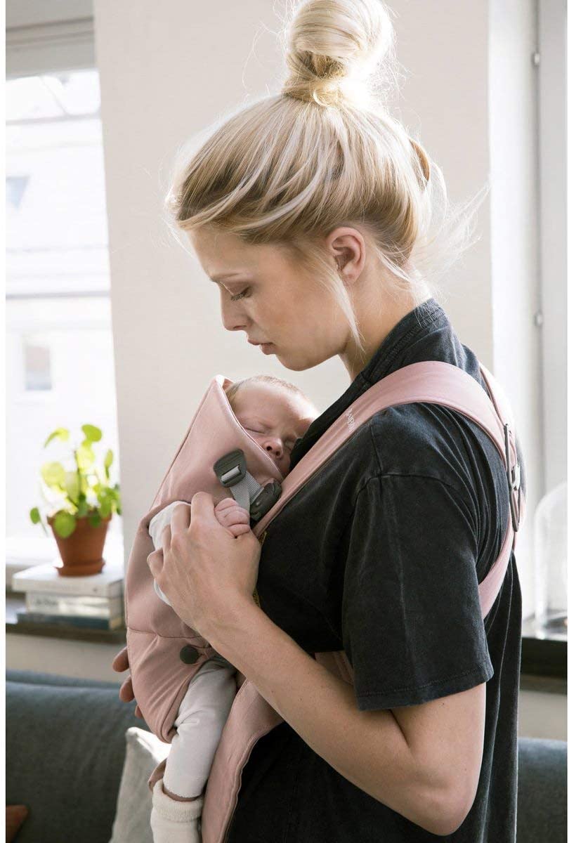 Babybjorn Baby Carrier Mini - Cotton (Dusty Pink)
