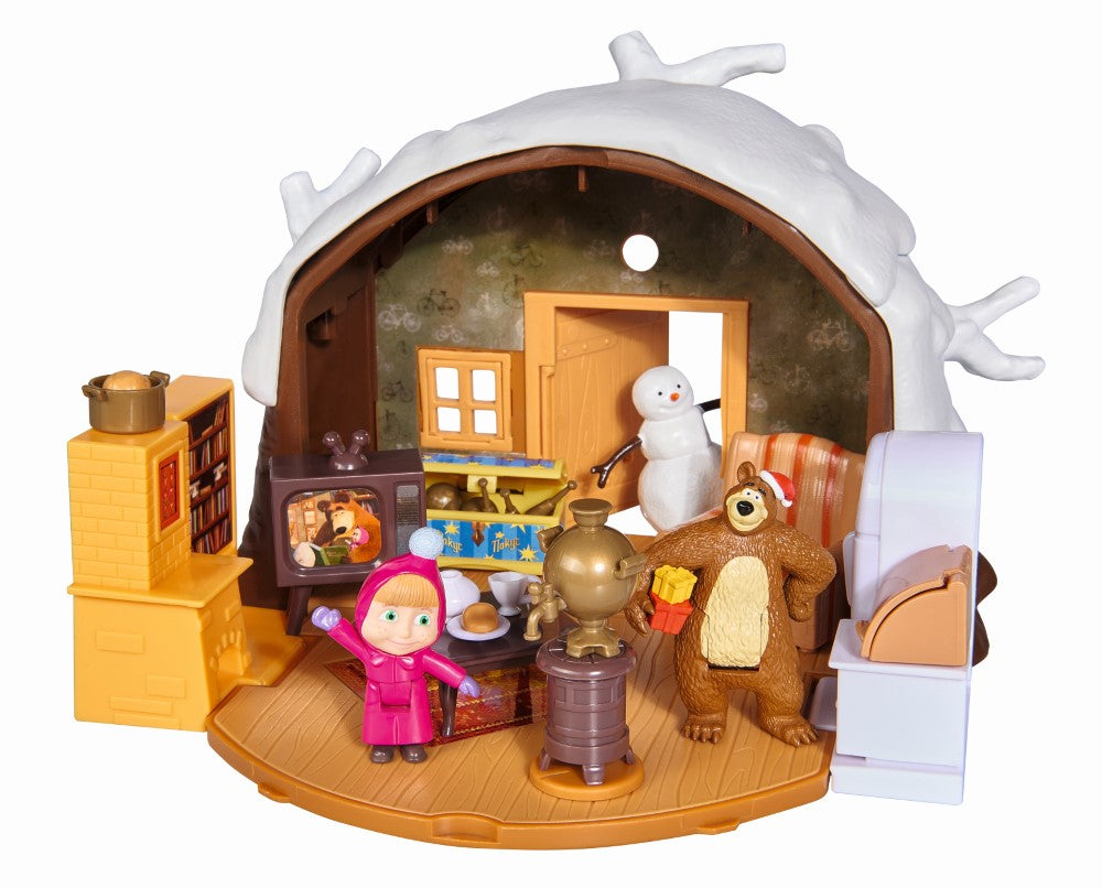 Simba - Masha And The Bear Masha Play Set "Winter Bear's House"