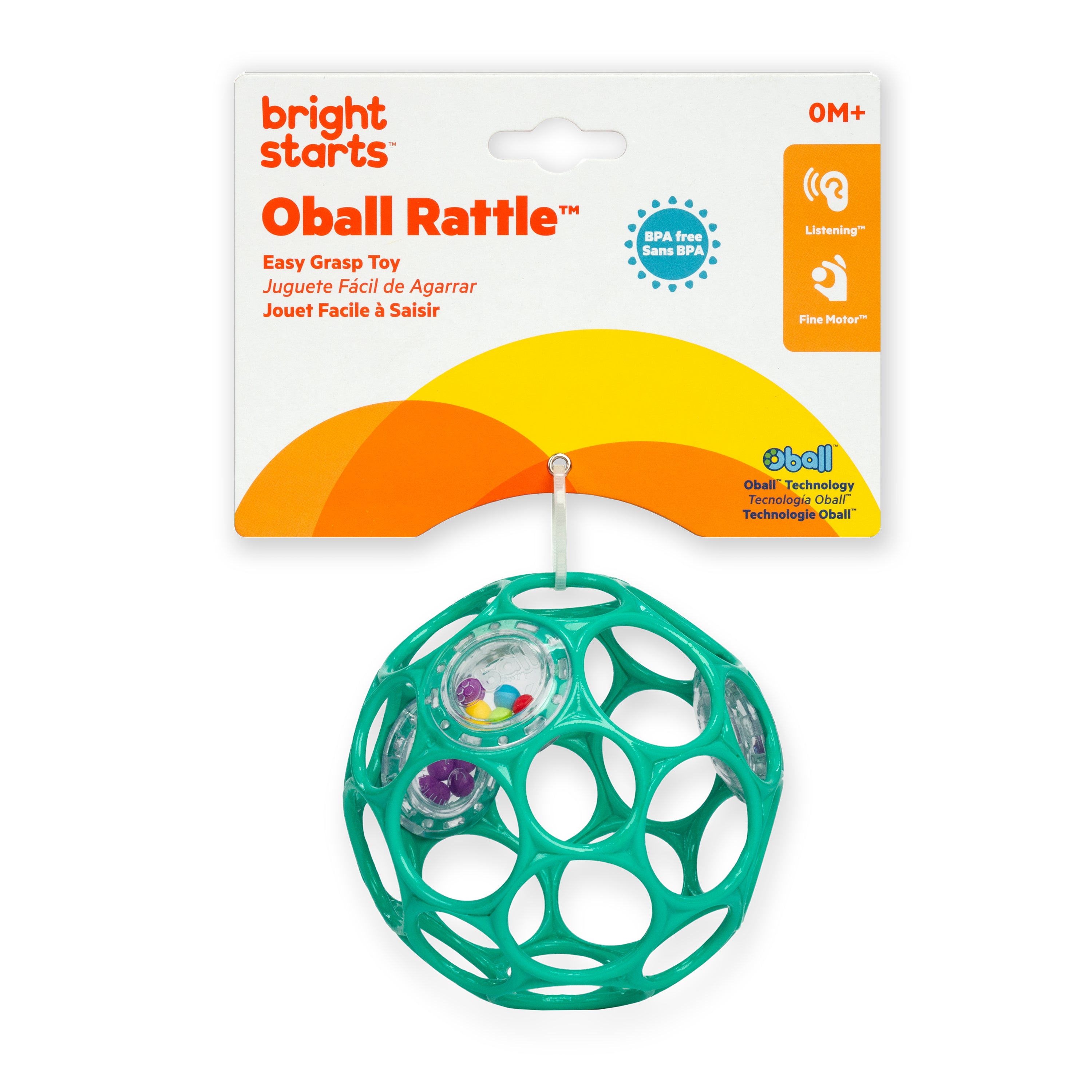 Teal Oball Rattle