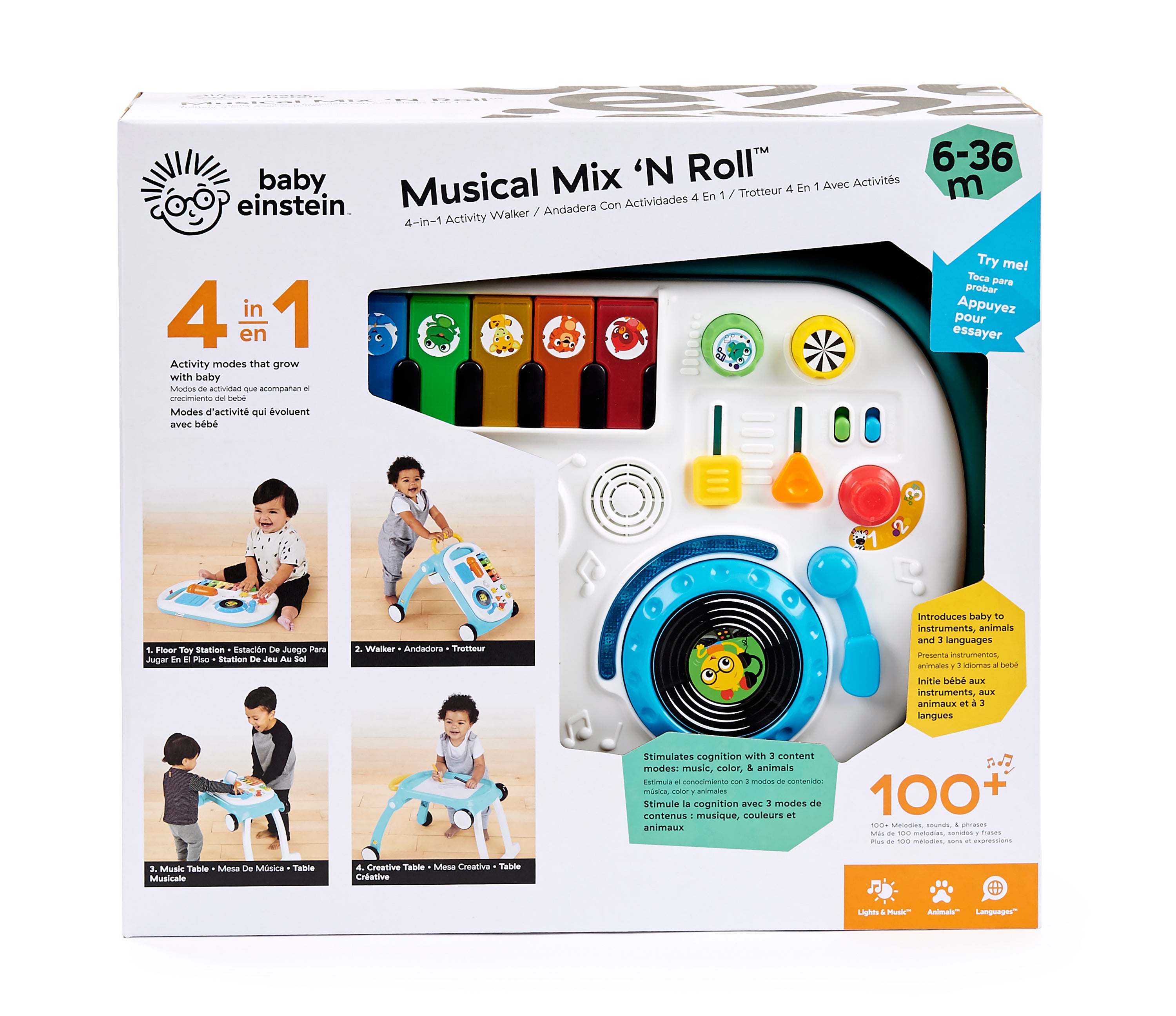 Musical Mix ‘N Roll 4-in-1 Activity Walker