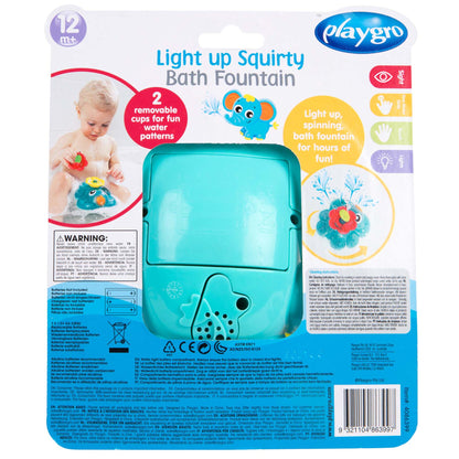 Playgro Light Up Squirty Bath Fountain