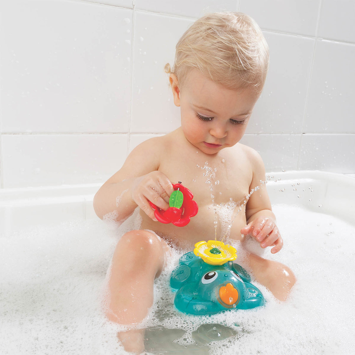 Playgro Light Up Squirty Bath Fountain