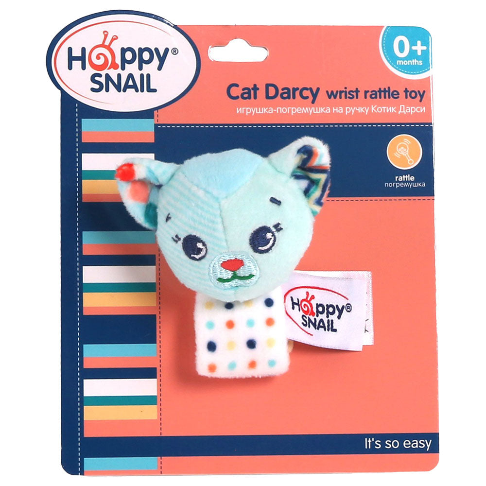 Wrist rattle toy - Cat Darcy