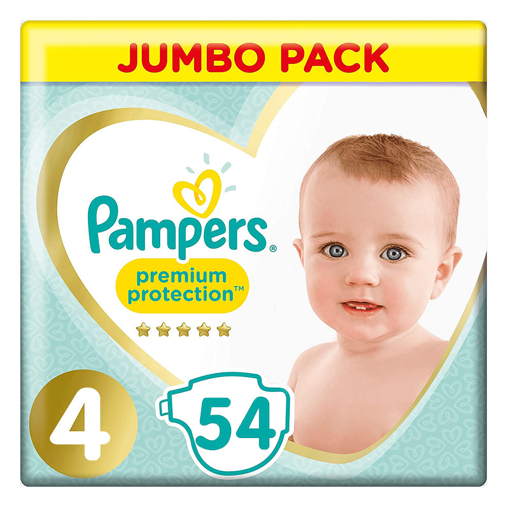 Pampers Premium Protection Diapers Size 4 - 54's (Jumbo Pack)