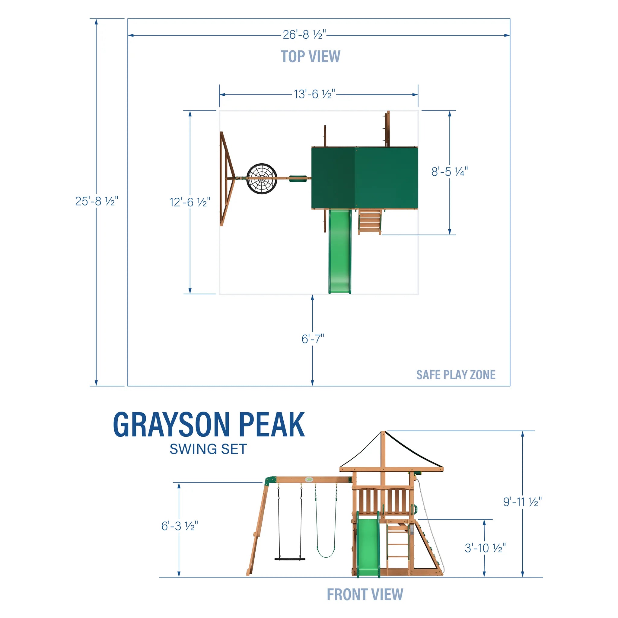 Grayson Peak Swing Set