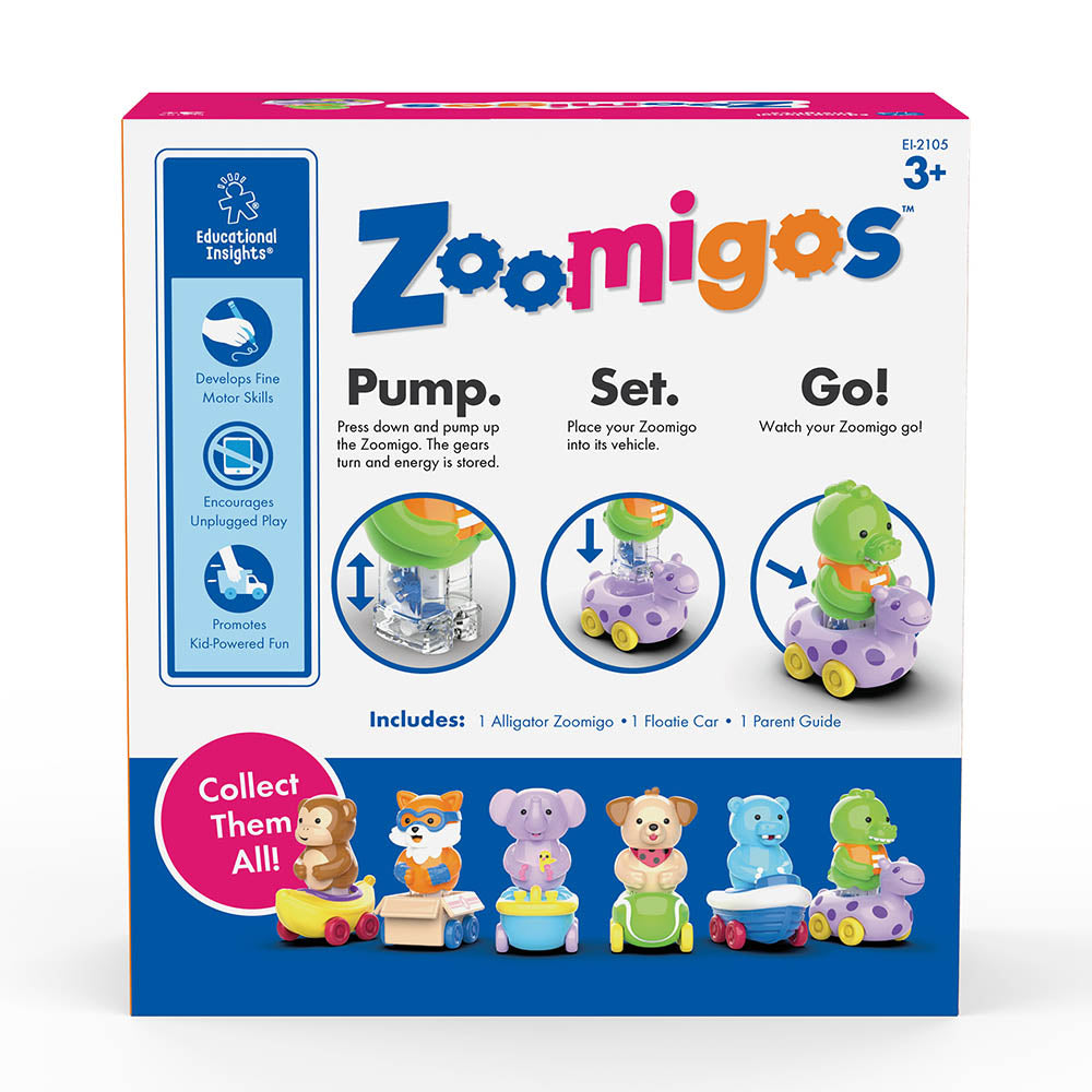 Educational Insights - Alligator With Floatie Zoomer Zoomigos