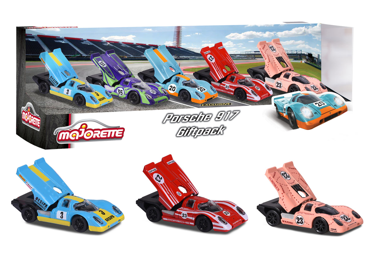 Majorette Porsche 5 Pieces Giftpack
