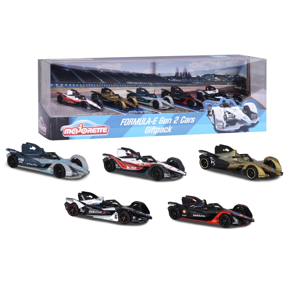 Majorette - Formula-E Gen 2 Cars 5 Pieces Giftpack