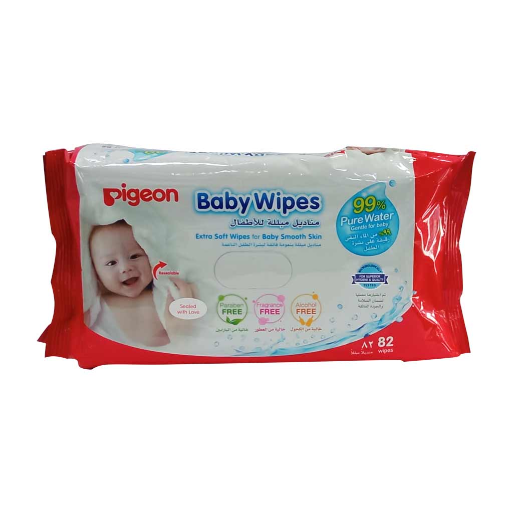 Pigeon - Baby Wipes 82s/Refill