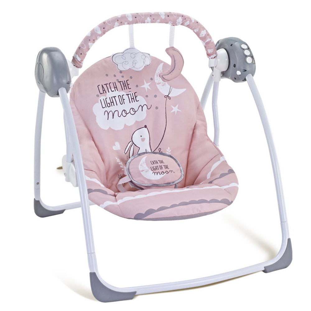 Fitch Baby- Baby Deluxe Electric Portable Automatic Swing (Pink)