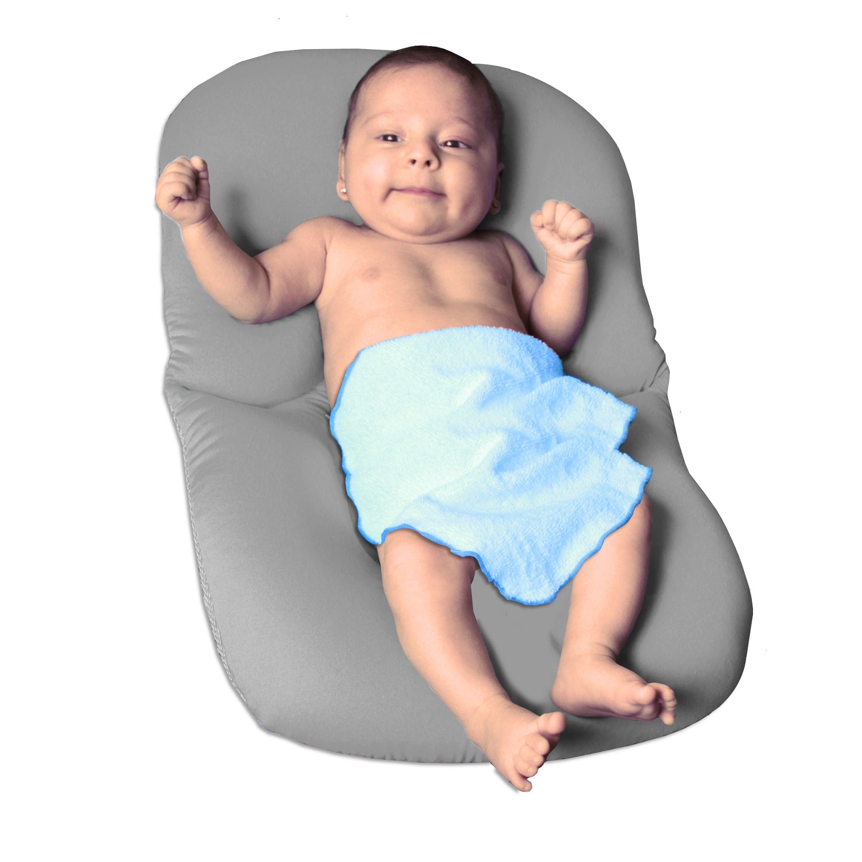 Baby Works - Bead Bath Support Cushion - (Grey)